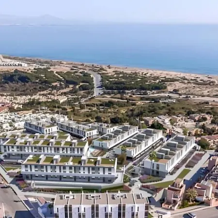 Playa Carabassi Sea View In Gran Alacant, Large Terrace Apartment Gran Alacant